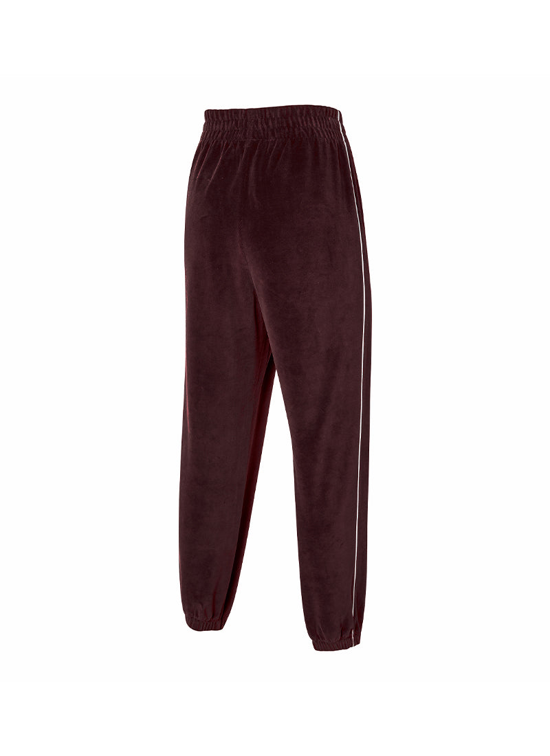 Velour Track Jogger Pants