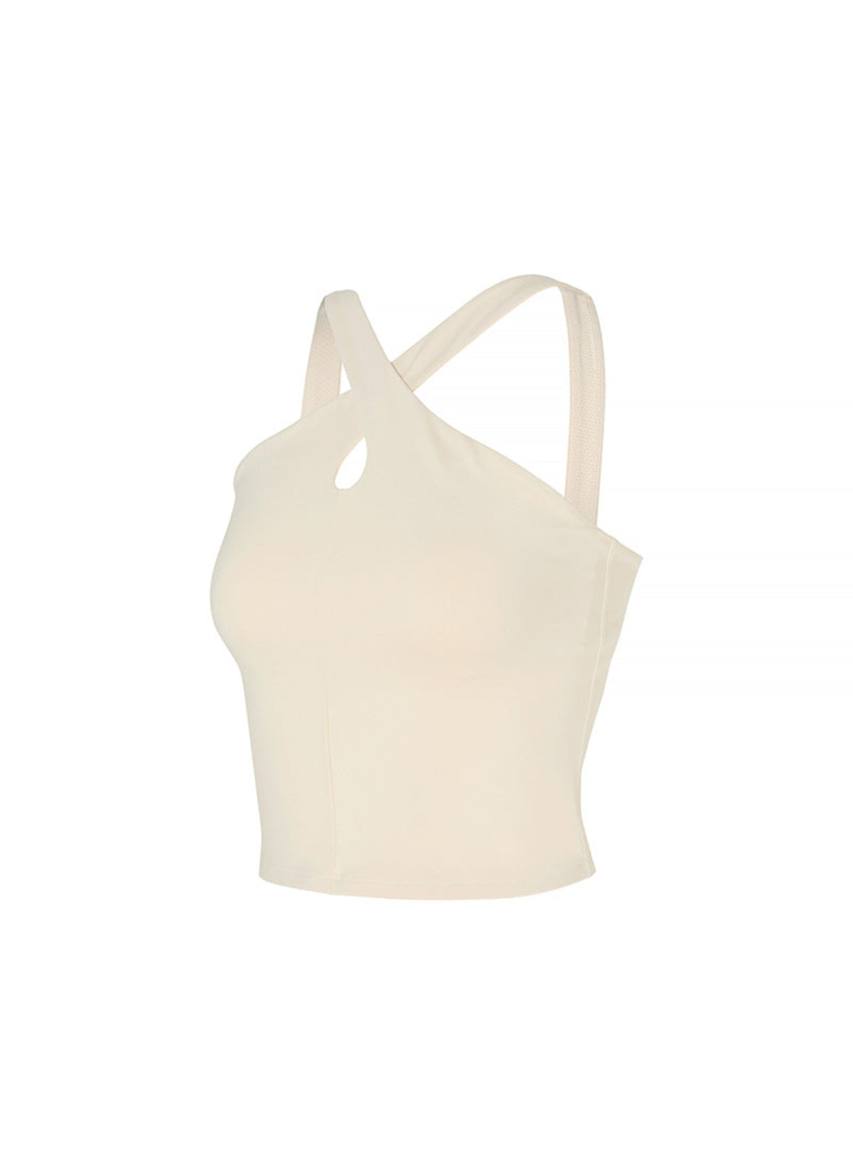 Comfort Fine Cross Neck Cropped Top