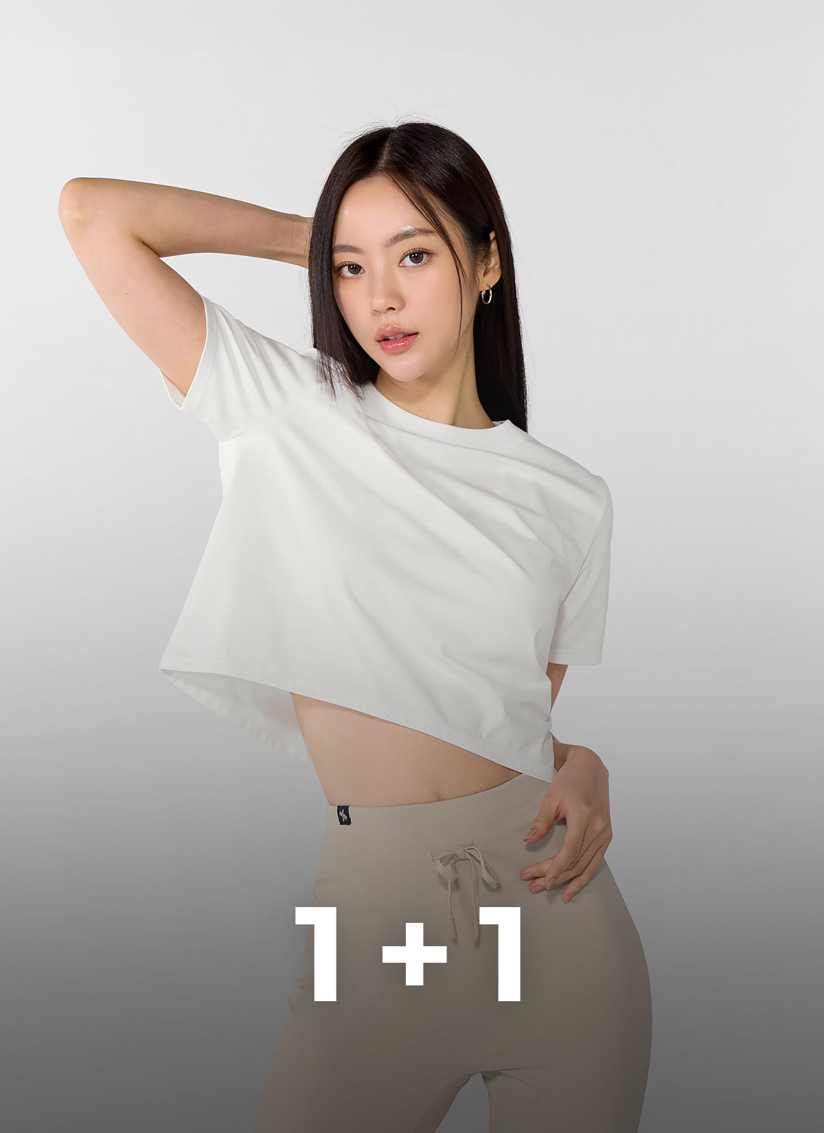 Basic Stretch Crop T-shirts