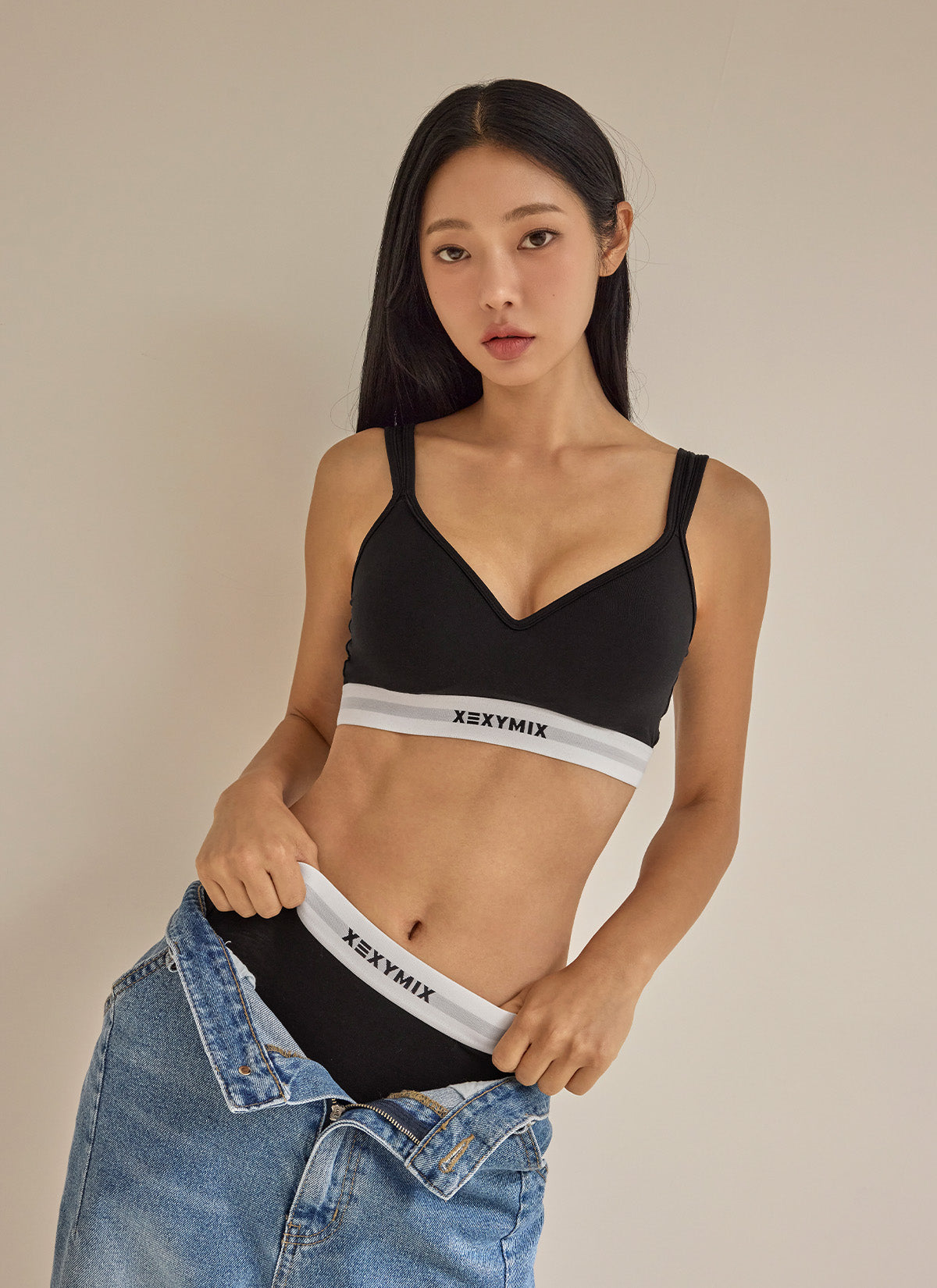 Tencel Cozy Heart Neck Bra