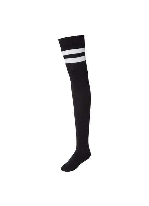 Double Line Over Knee Socks