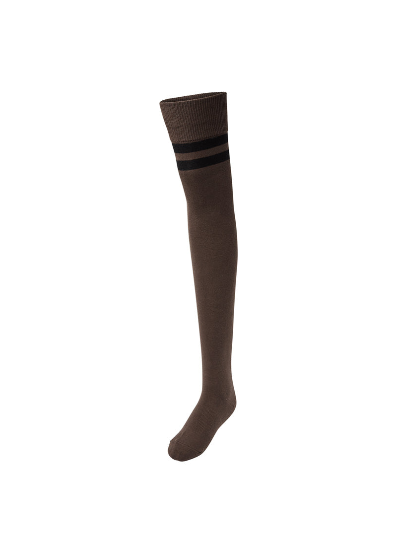 Double Line Over Knee Socks