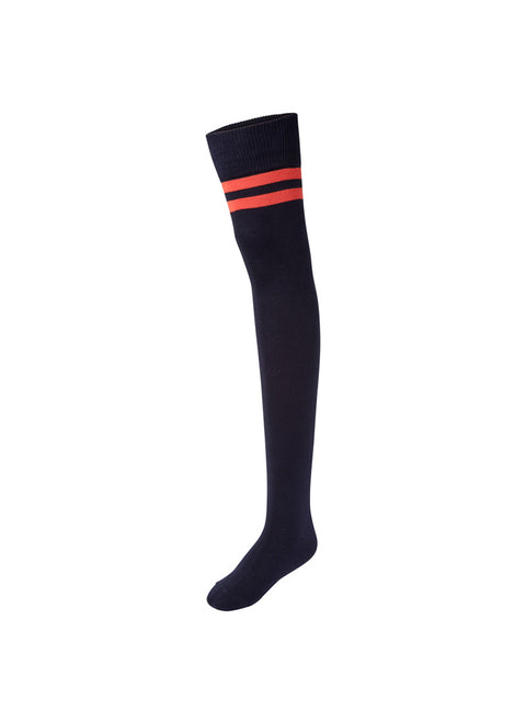 Double Line Over Knee Socks