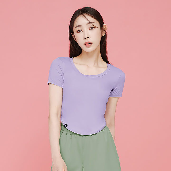XELLA Light Round Cropped Top