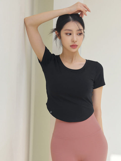 XELLA Light Round Cropped Top