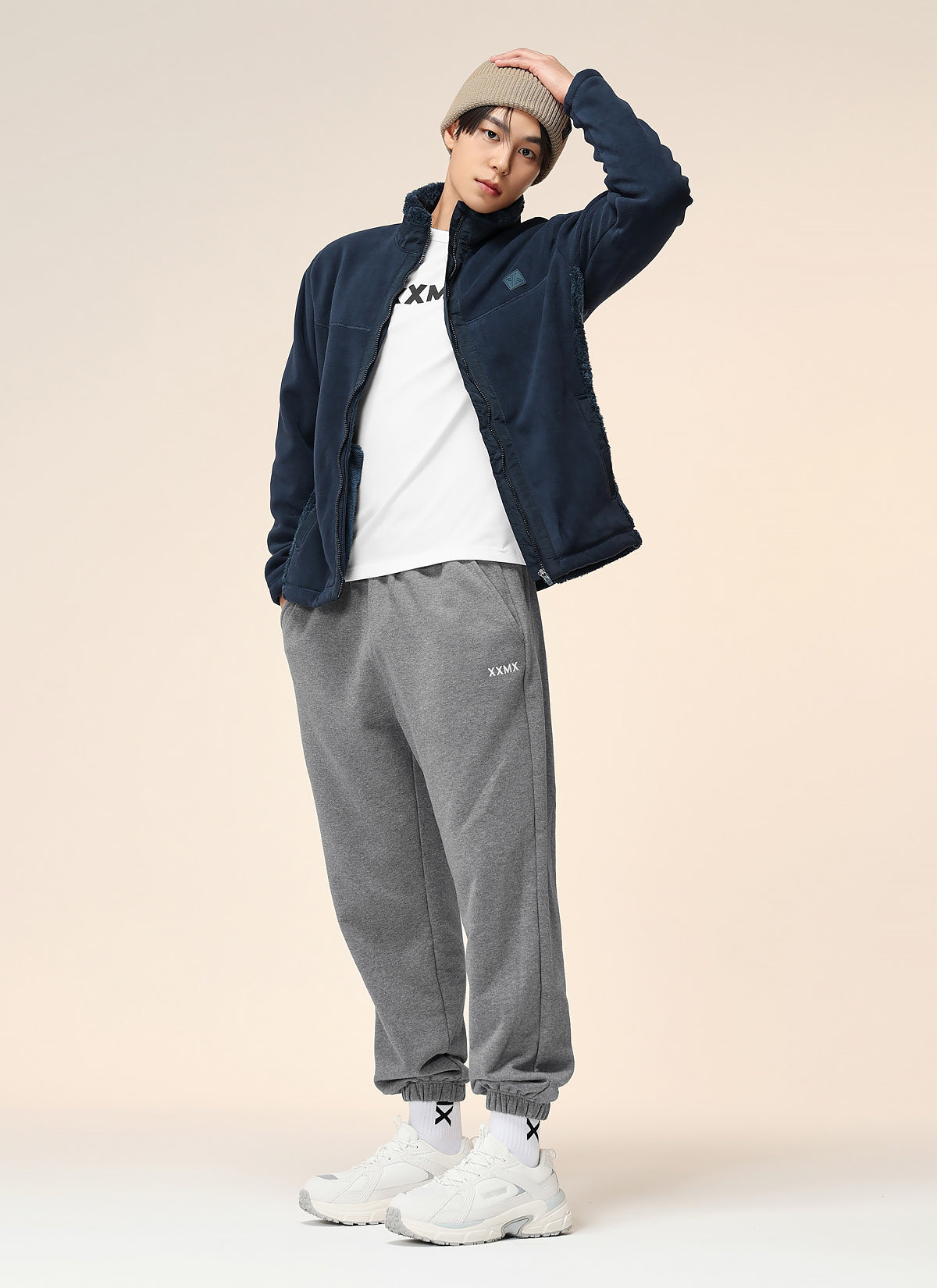 French Terry Loose Fit Jogger Pants