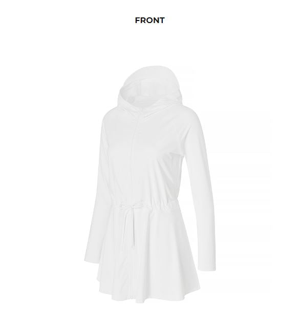 Multi cover-up dress zip-up