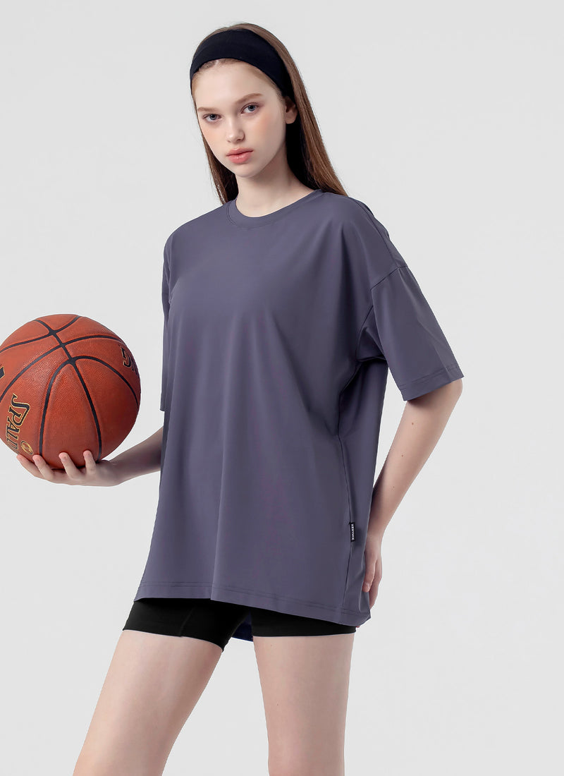 [2 FOR] Ice Feather Over Fit T-Shirt & Ice Feather Light 2.0 Cropped Short Sleeve