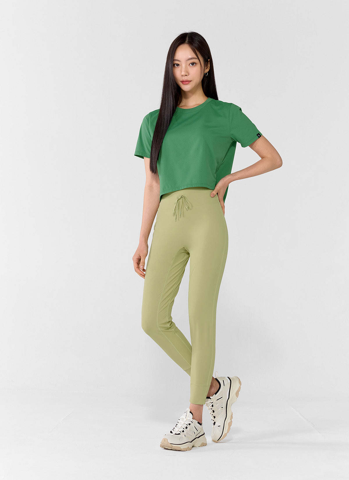 Basic Stretch Crop T-shirts