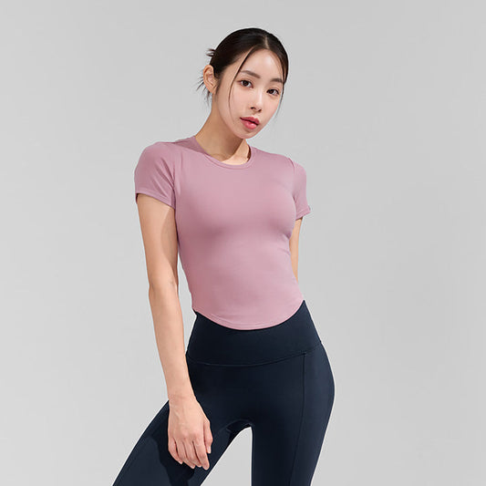 Soft Tension Round Crop Top