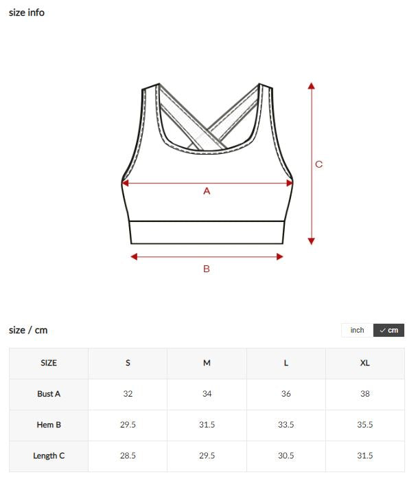 XXMX Basic support Bra top