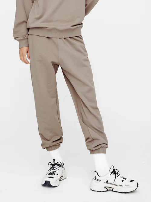 Small Letter Sweater Jogger Pants