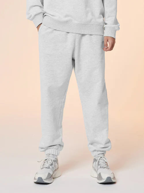 Small Letter Sweater Jogger Pants