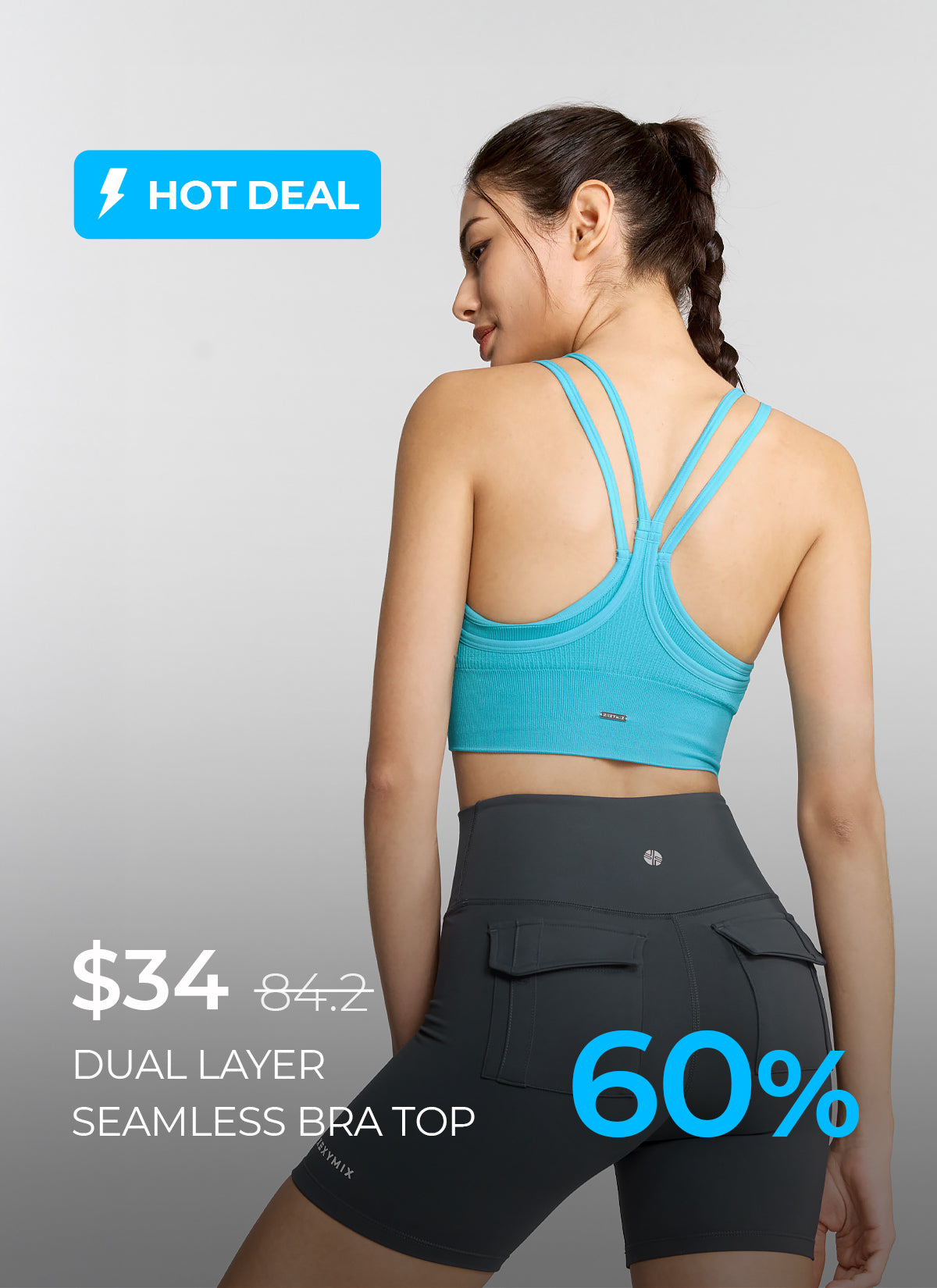 [ONLY NOV]  Dual Layer Seamless Bra Top