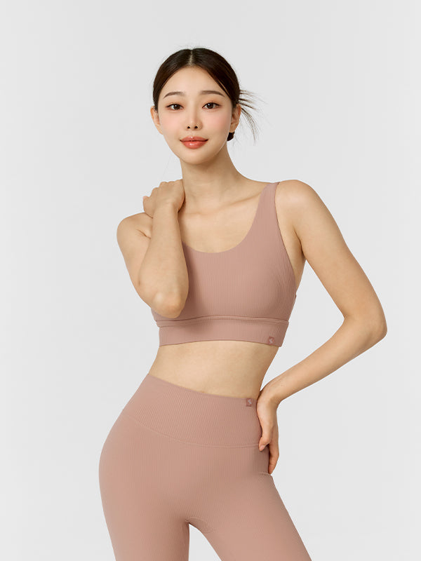 Comfort Tension Ribbed Bra Tops