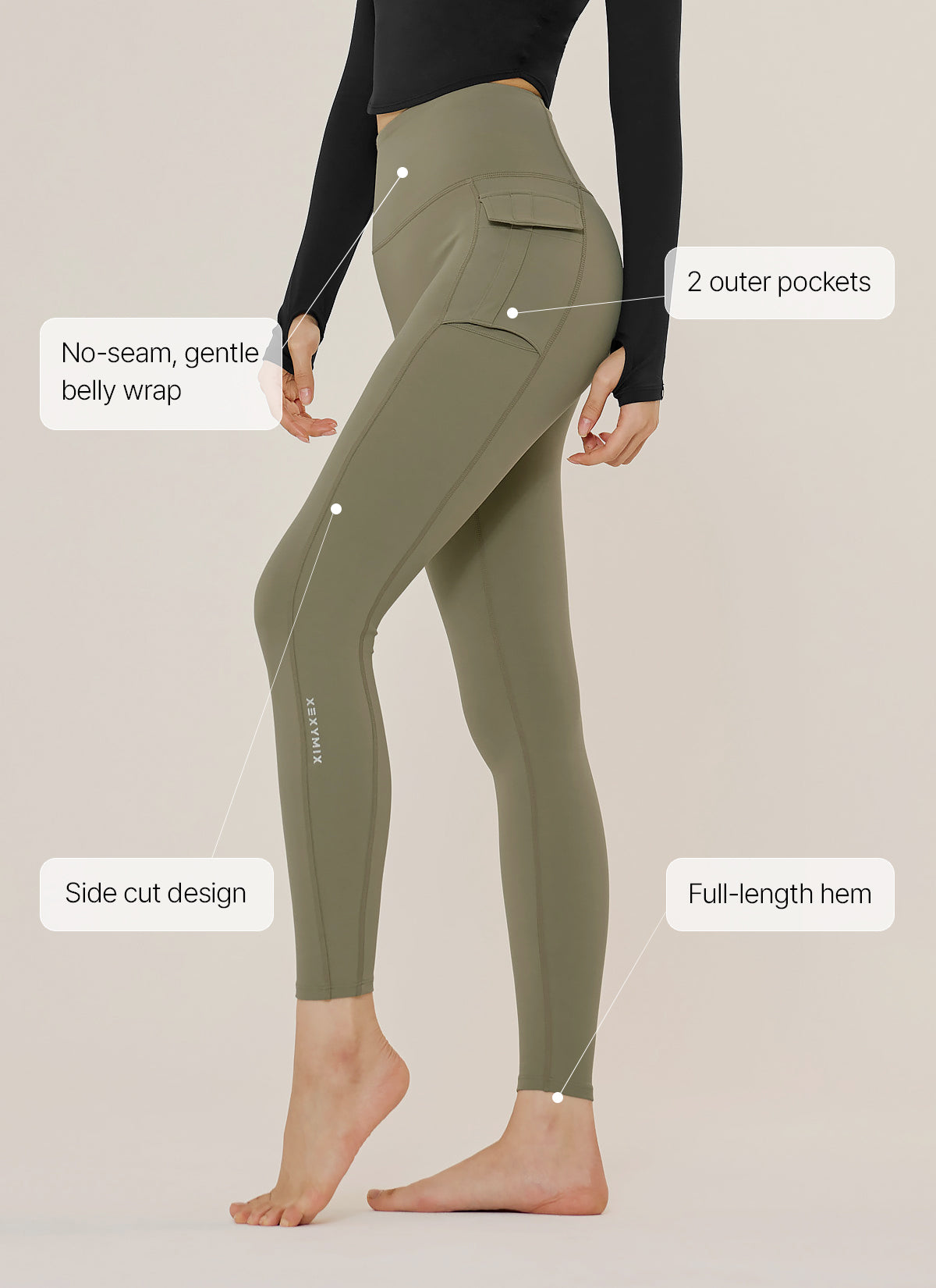 Black Label Signature 360N Out Pocket Leggings