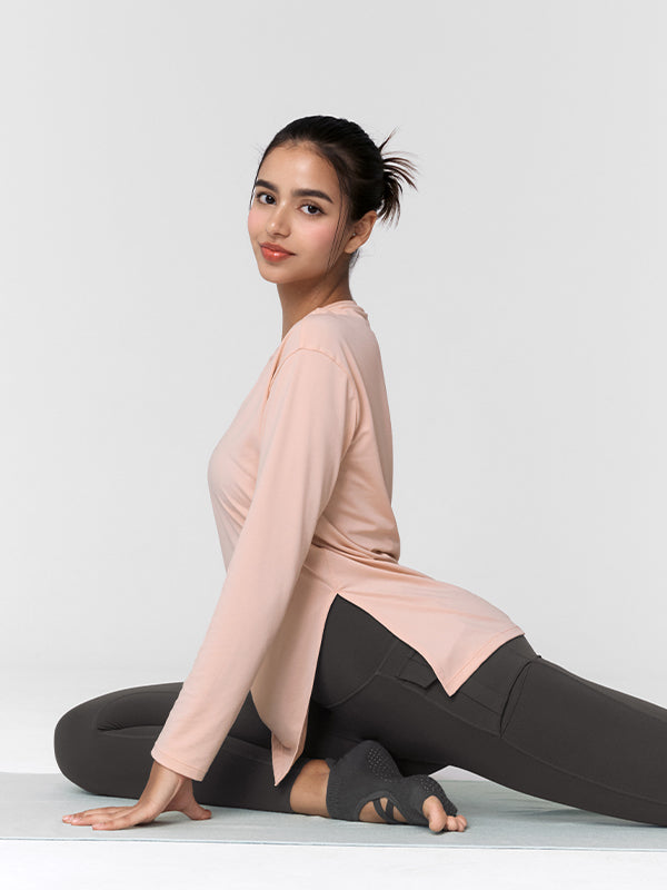 Soft One-Slit Long Sleeve