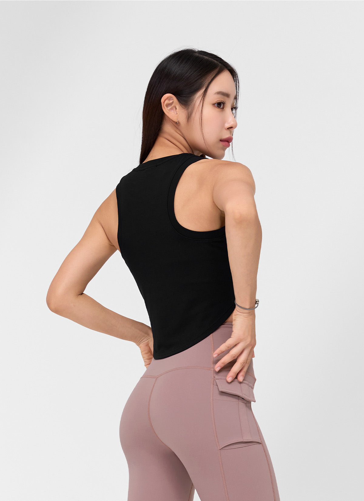 Soft Tension Crop Sleeveless