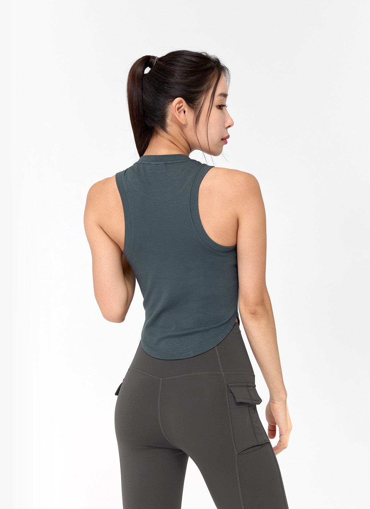 Soft Tension Crop Sleeveless