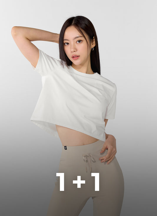 Basic Stretch Crop T-shirts