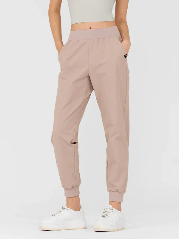 Woven Stretch Napping Jogger Pants