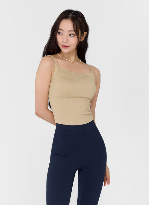 Ribbed Tension In-pad Sleeveless