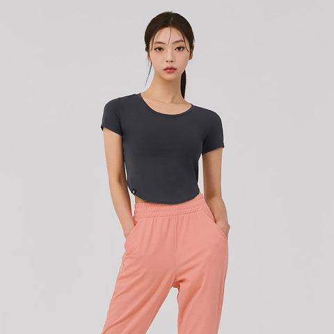 XELLA Light Round Cropped Top