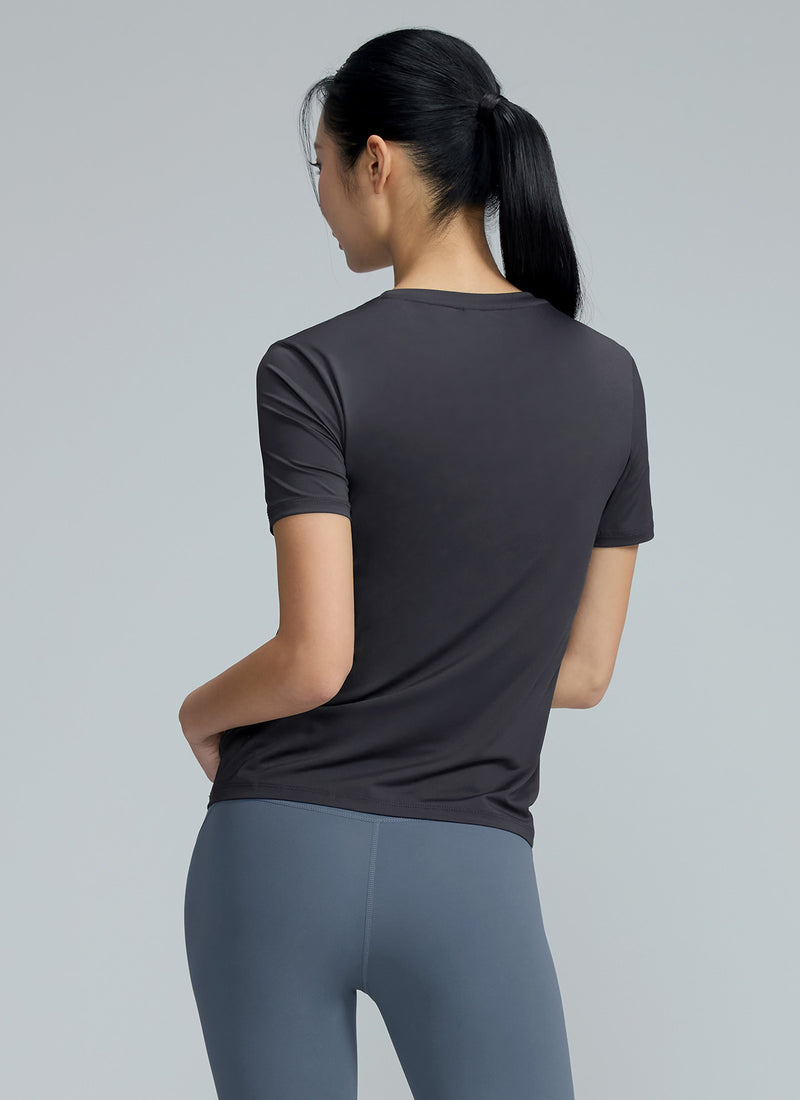 [2 FOR] Ice Feather Light Short Sleeve & Ice Feather Light 2.0 Unbalanced Shirring Short Sleeve