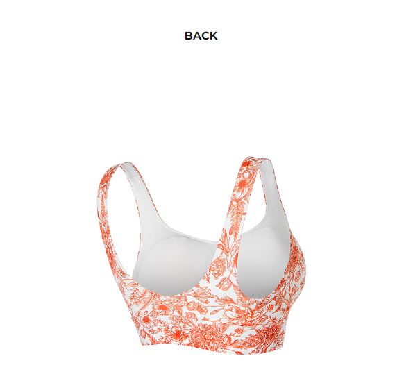 black label life flower bra top