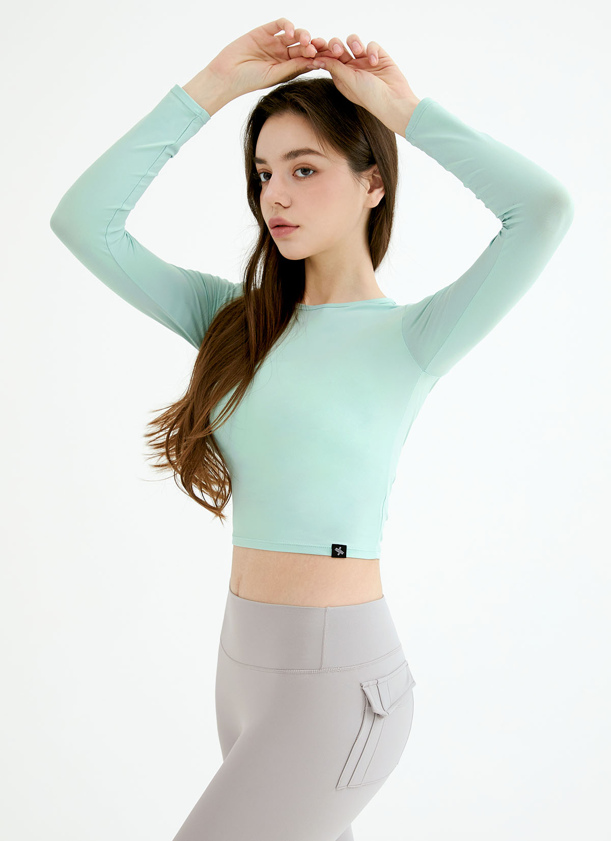 [1+1] All Day Feather Crop Top