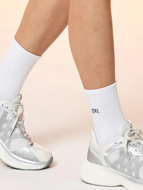 Embroidered Logo Crew Socks