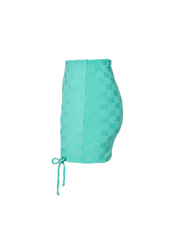 Summer Jacquard Terry Cover up skirt