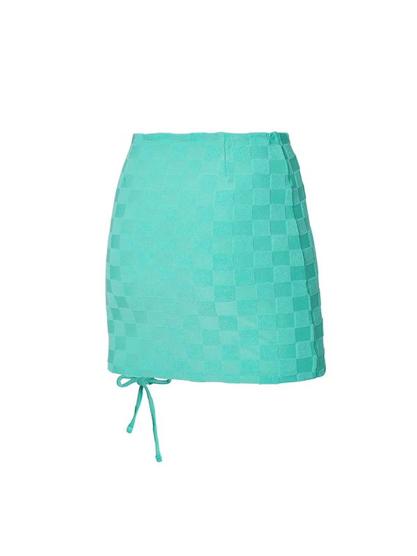 Summer Jacquard Terry Cover up skirt