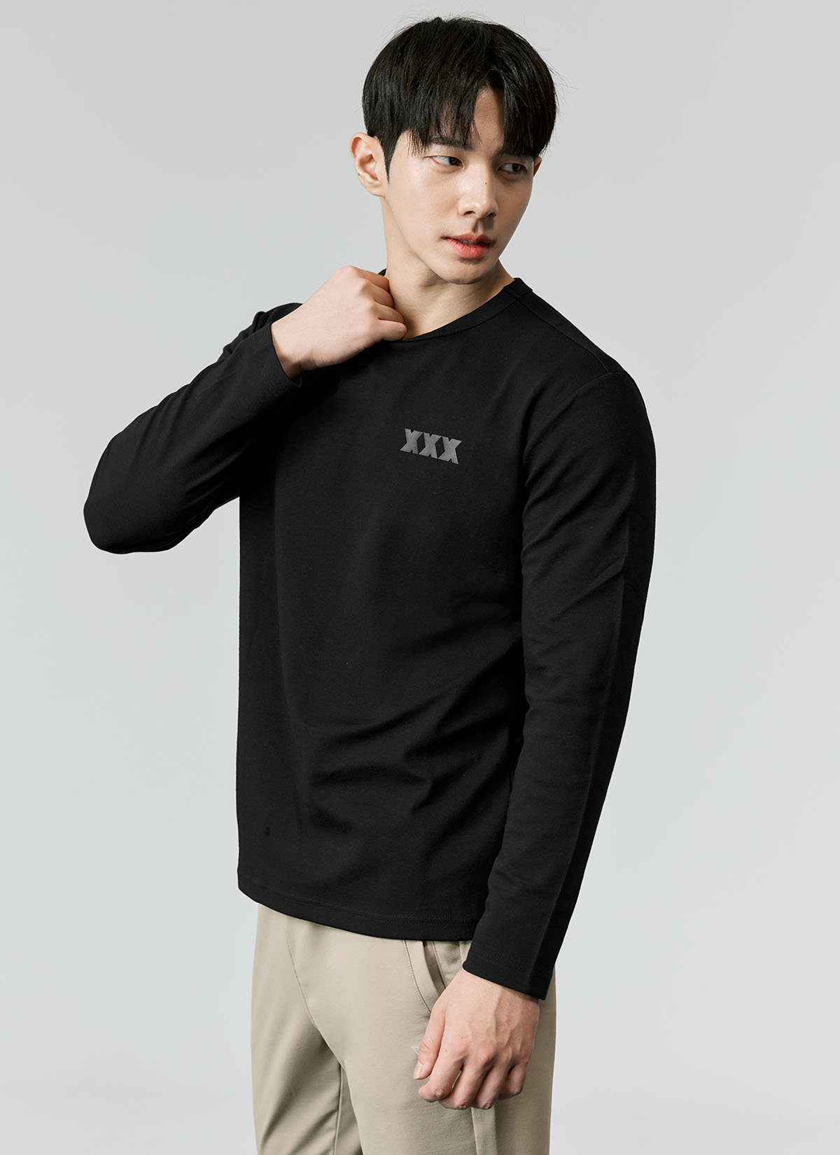 Muscle Fit Dual Long Sleeve Top