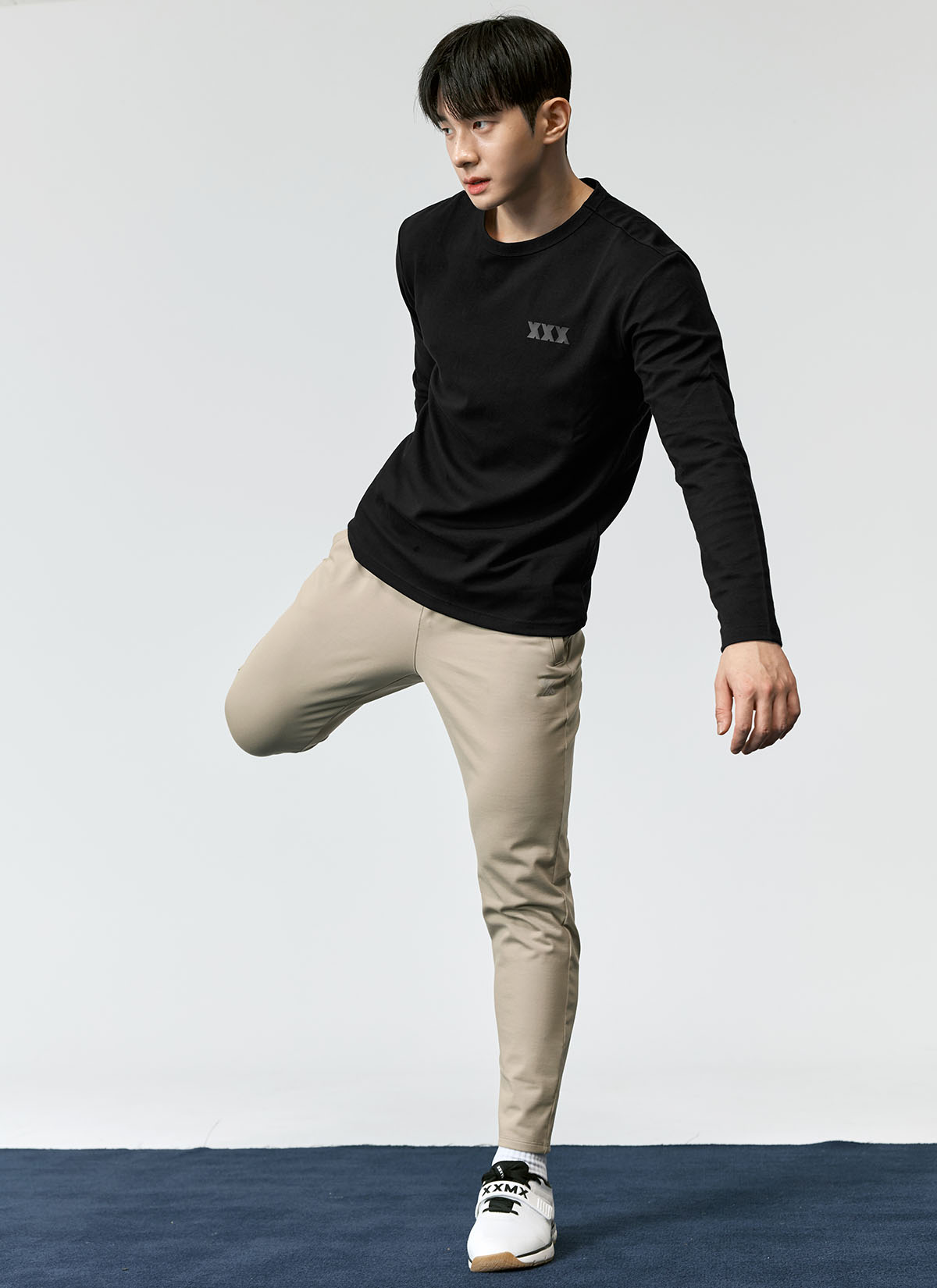 Muscle Fit Dual Long Sleeve Top