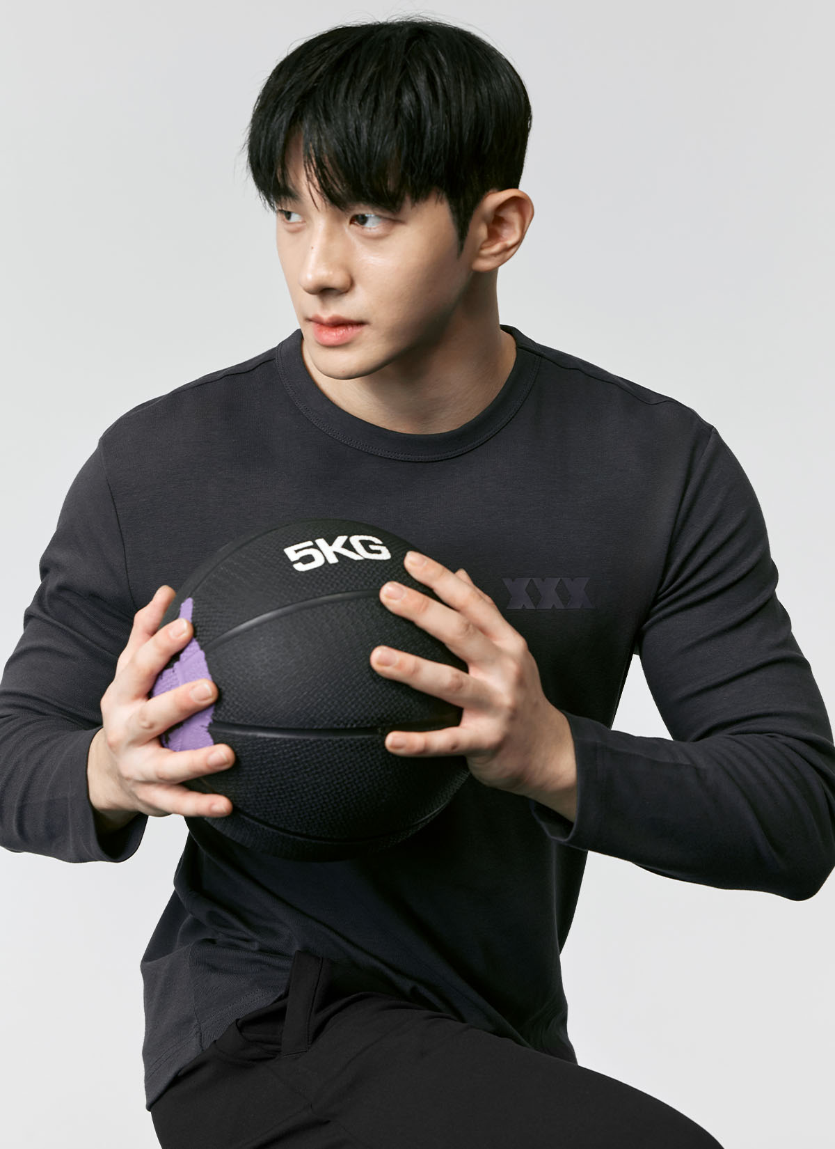 Muscle Fit Dual Long Sleeve Top