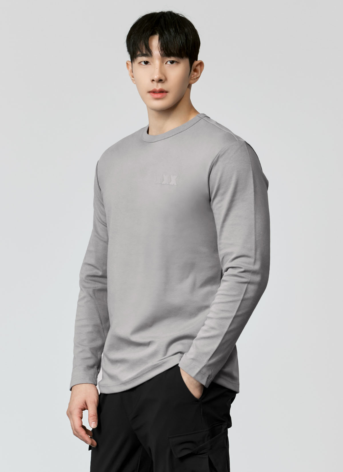 Muscle Fit Dual Long Sleeve Top