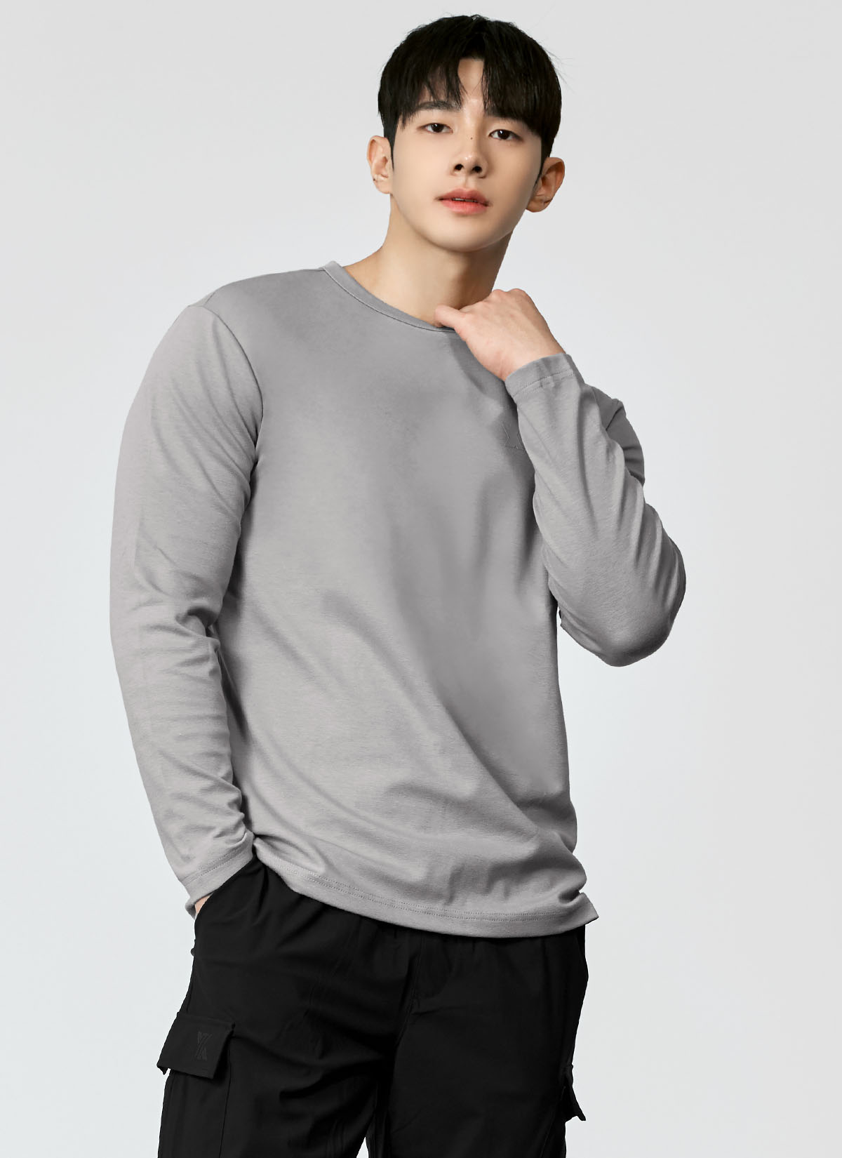 Muscle Fit Dual Long Sleeve Top