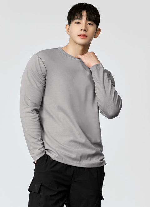 Muscle Fit Dual Long Sleeve Top