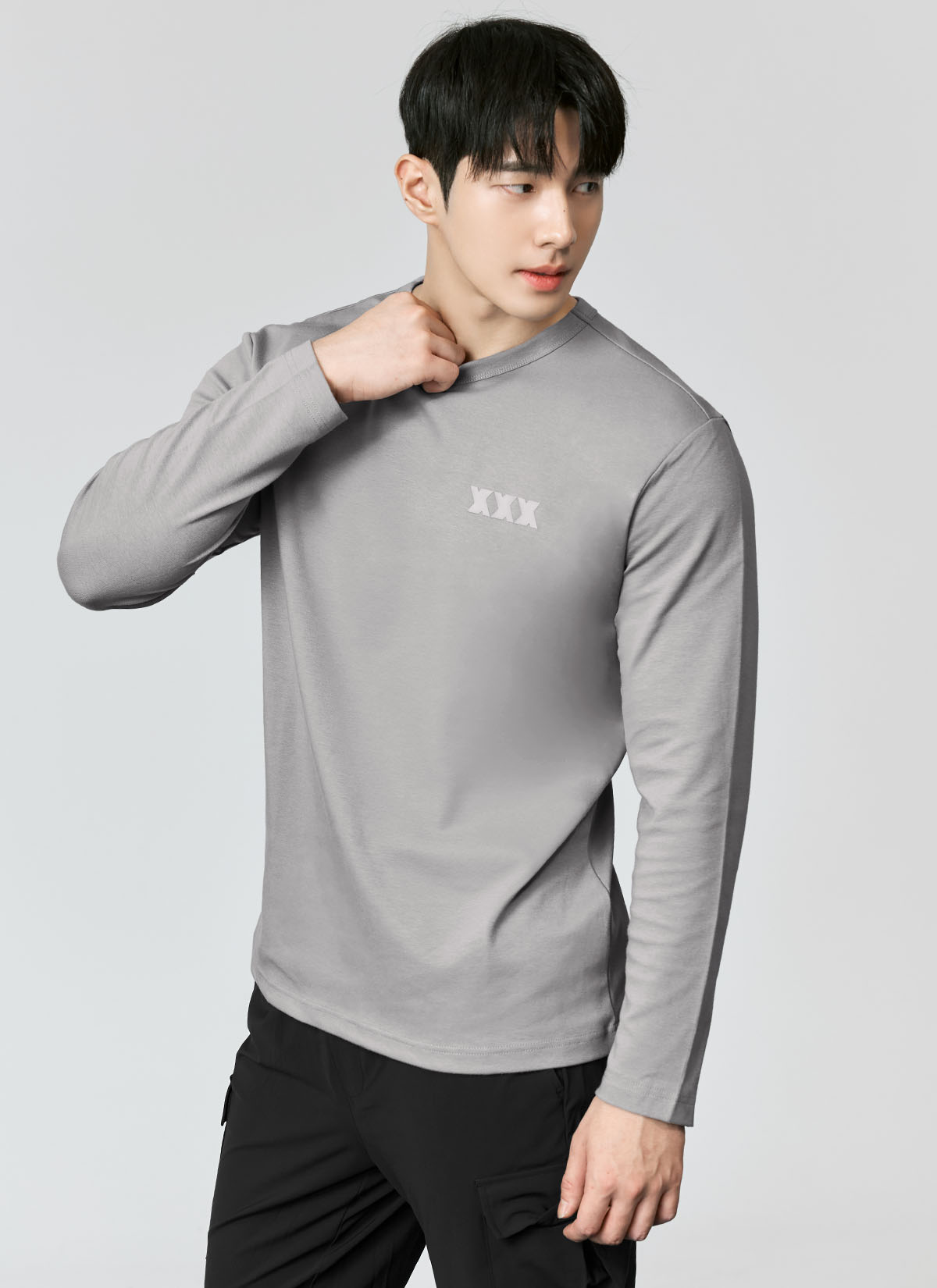 Muscle Fit Dual Long Sleeve Top