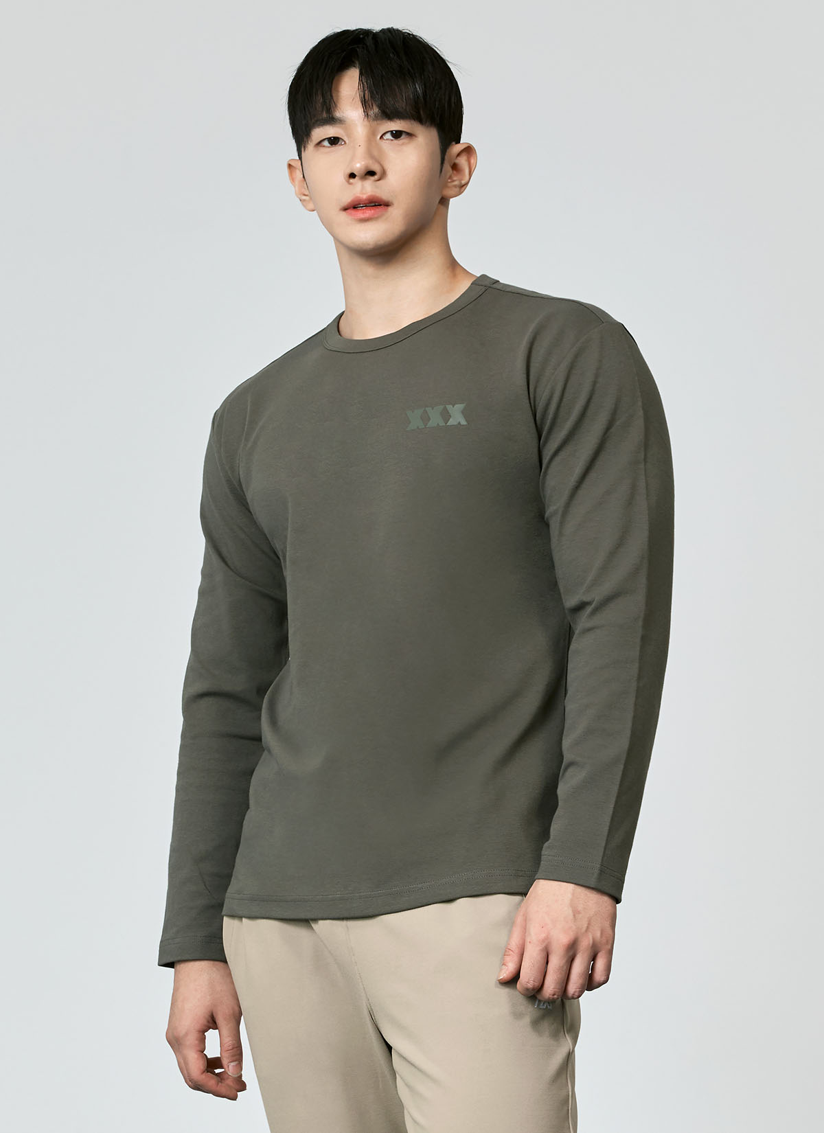 Muscle Fit Dual Long Sleeve Top