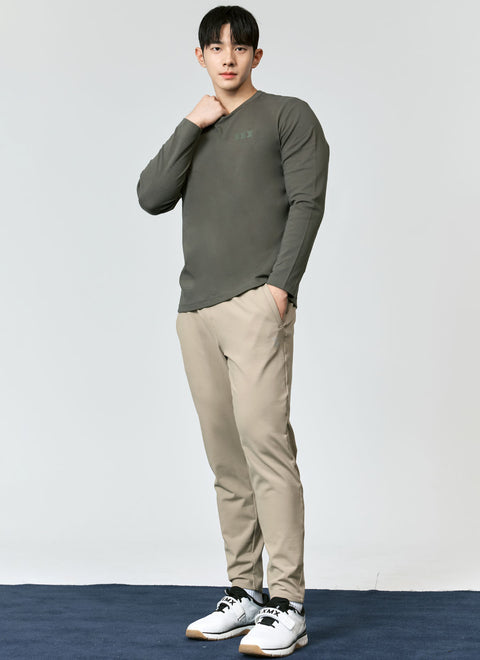 Muscle Fit Dual Long Sleeve Top