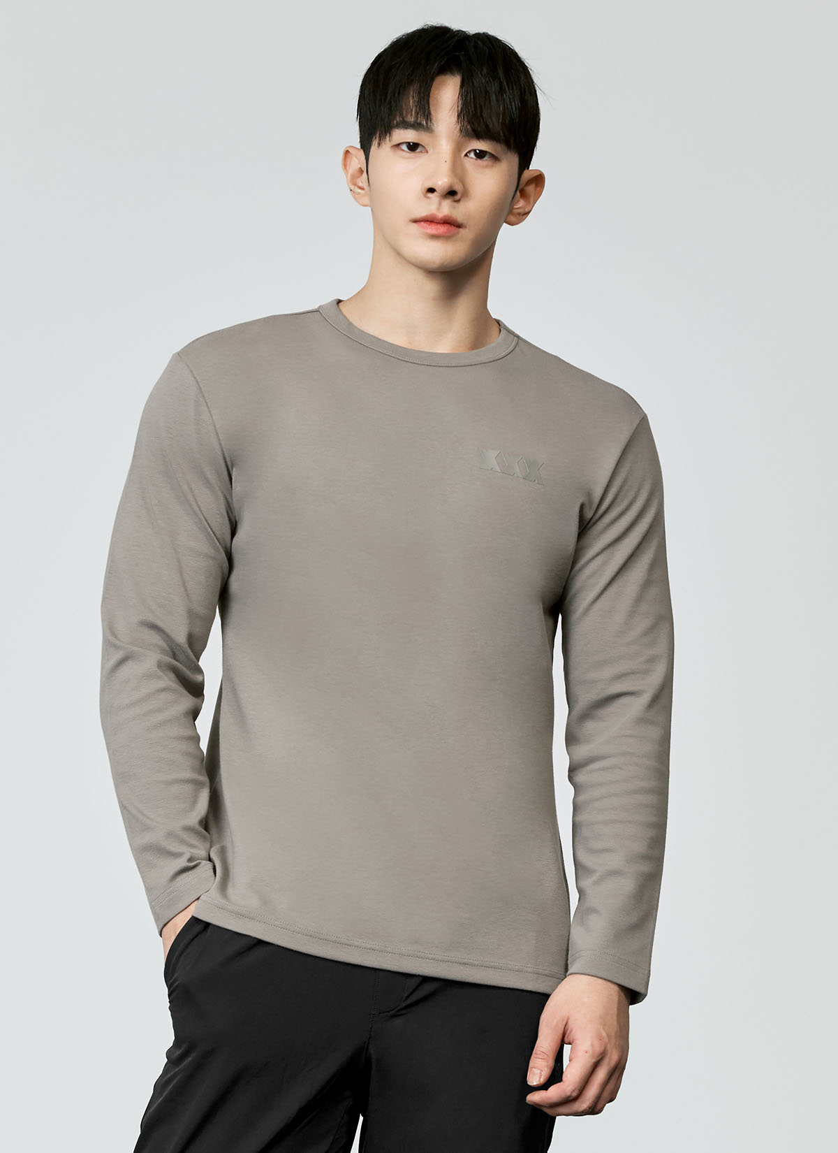 Muscle Fit Dual Long Sleeve Top