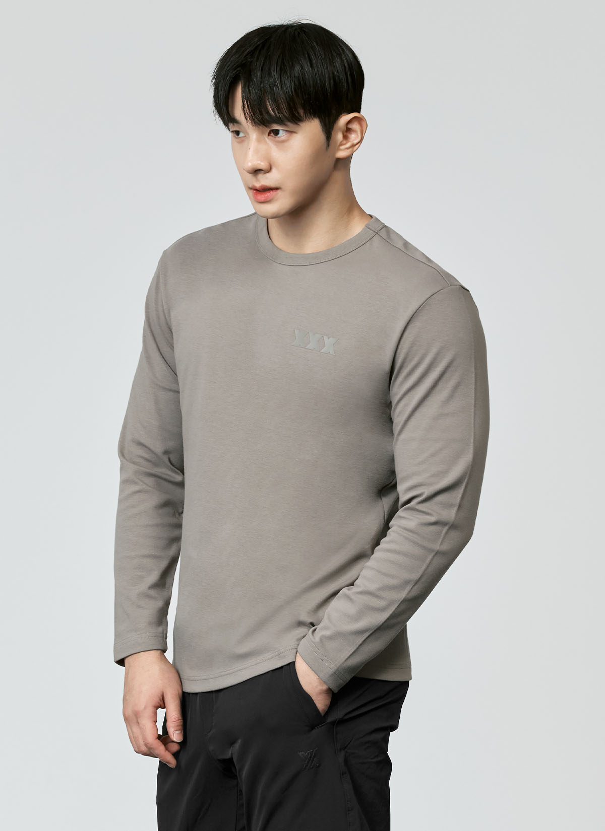 Muscle Fit Dual Long Sleeve Top