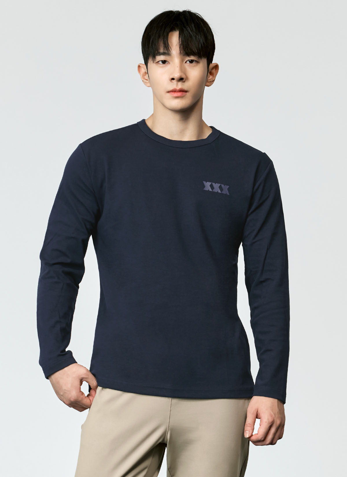 Muscle Fit Dual Long Sleeve Top