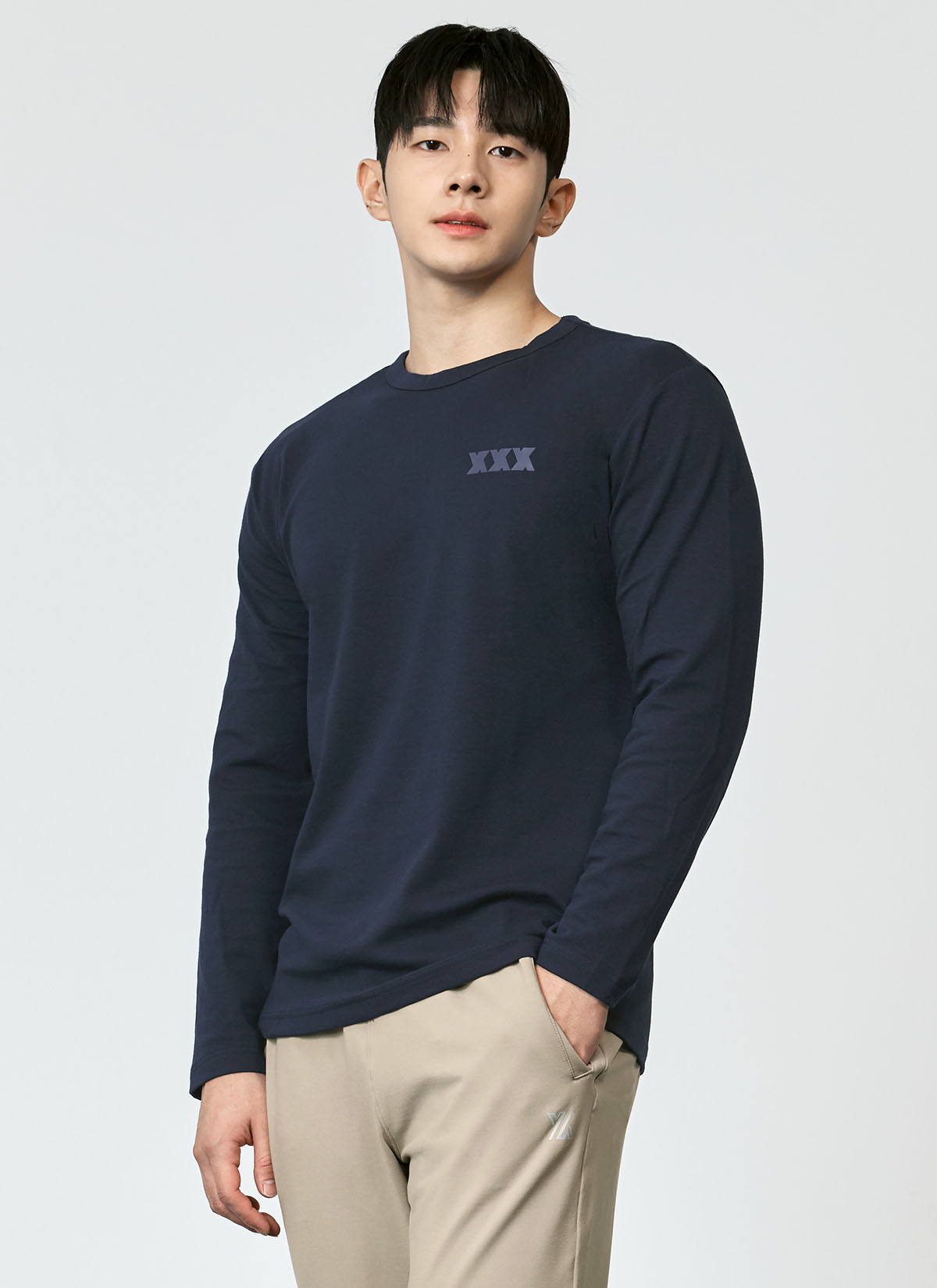 Muscle Fit Dual Long Sleeve Top