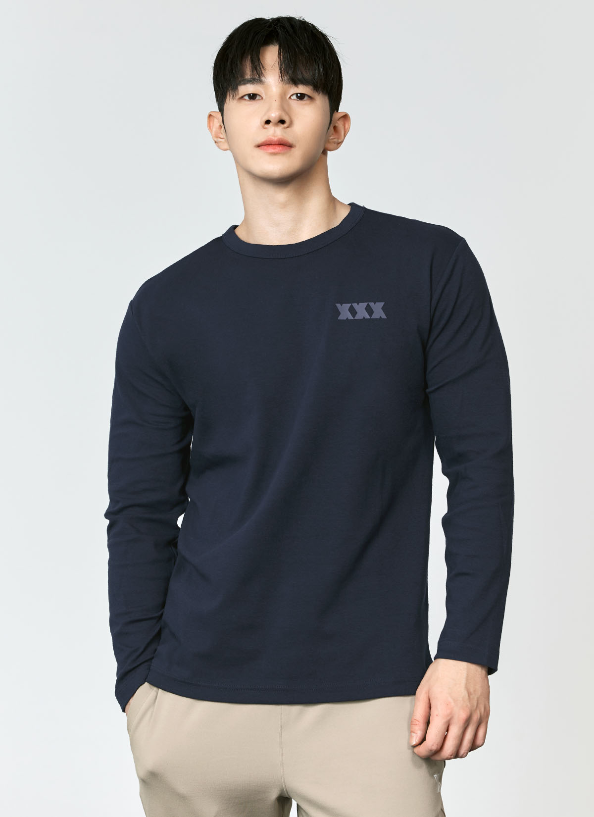 Muscle Fit Dual Long Sleeve Top