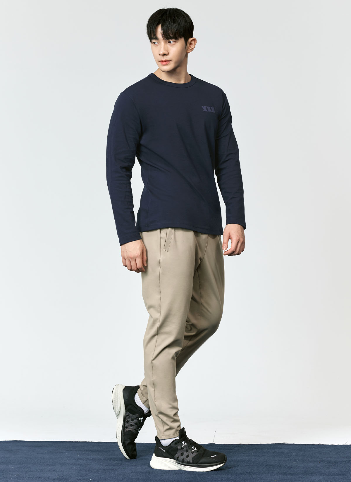 Muscle Fit Dual Long Sleeve Top