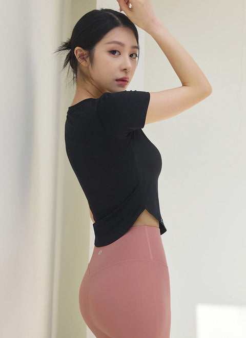 XELLA Light Round Cropped Top