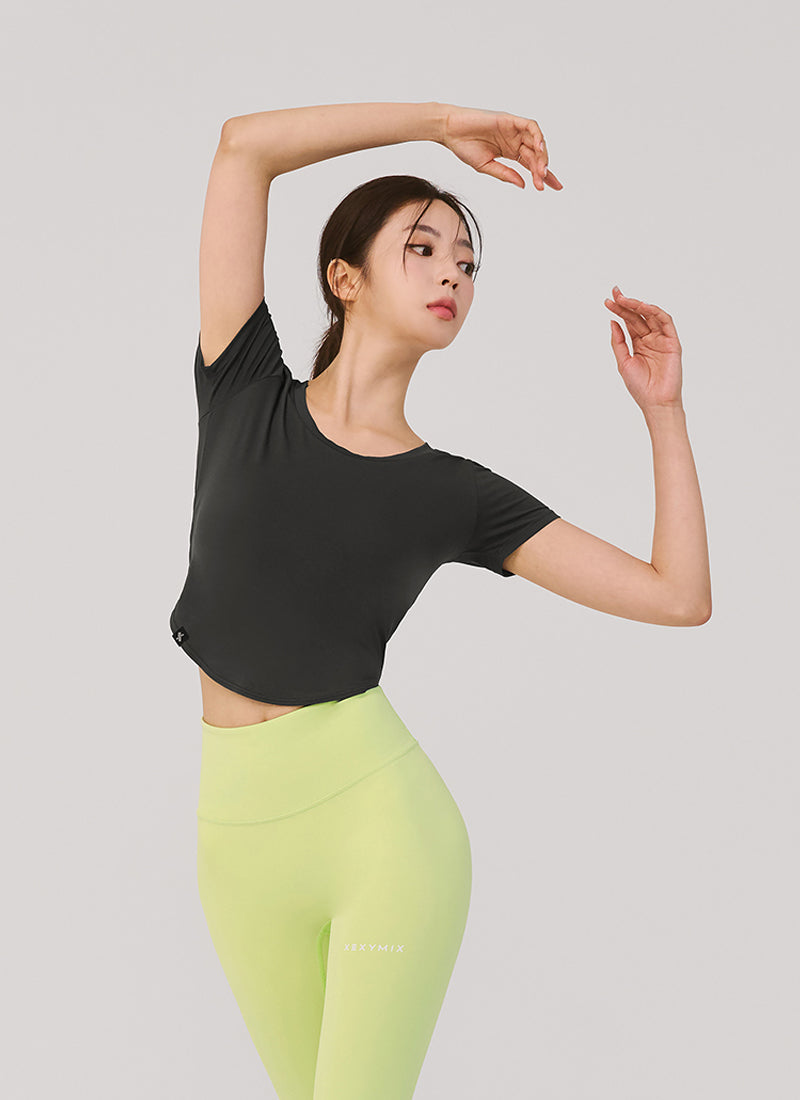 XELLA Light Round Cropped Top